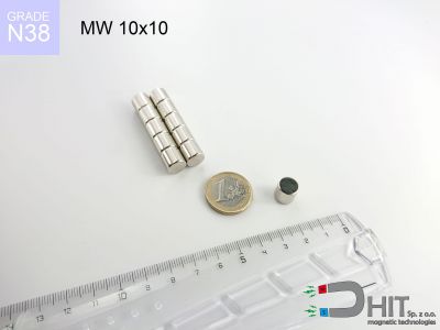 mw 10x10 n38 - magnes walcowy mw 10x10 n38 - magnes walcowy