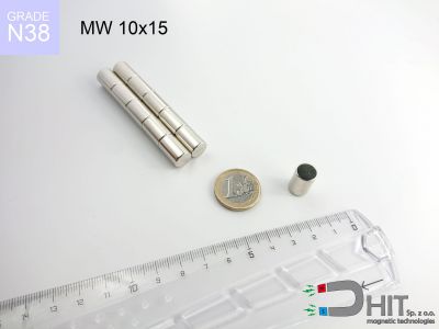 mw 10x15 n38 - magnes walcowy mw 10x15 n38 - magnes walcowy