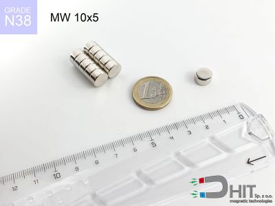 mw 10x5 n38 - magnes walcowy mw 10x5 n38 - magnes walcowy