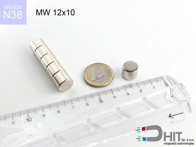 mw 12x10 n38 - magnes walcowy mw 12x10 n38 - magnes walcowy