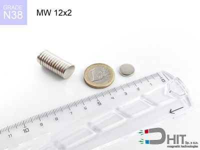 mw 12x2 n38 - magnes walcowy mw 12x2 n38 - magnes walcowy