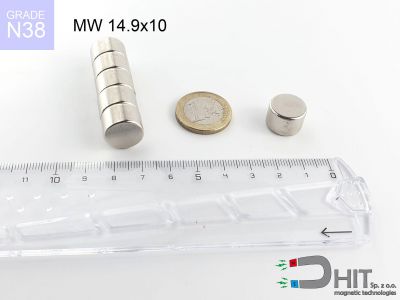 mw 14.9x10 n38 - magnes walcowy mw 14.9x10 n38 - magnes walcowy