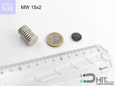 mw 15x2 n38 - magnes walcowy mw 15x2 n38 - magnes walcowy