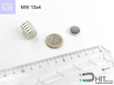 mw 15x4 n38 - magnes walcowy mw 15x4 n38 - magnes walcowy