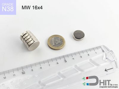 mw 16x4 n38 - magnes walcowy mw 16x4 n38 - magnes walcowy