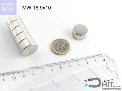 mw 18.9x10 n38 - magnes walcowy mw 18.9x10 n38 - magnes walcowy