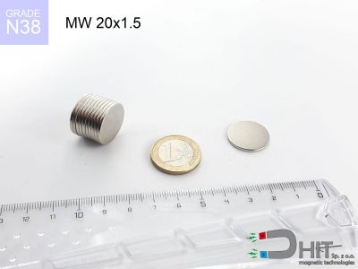 mw 20x1.5 n38 - magnes walcowy mw 20x1.5 n38 - magnes walcowy