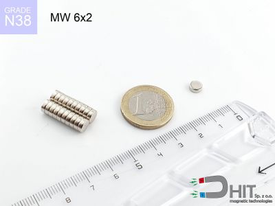 mw 6x2 n38 - magnes walcowy mw 6x2 n38 - magnes walcowy