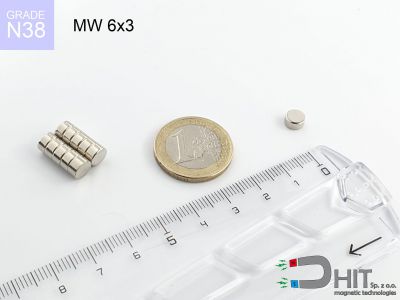 mw 6x3 n38 - magnes walcowy mw 6x3 n38 - magnes walcowy